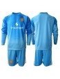 Billige Manchester United Keeper Hjemmedraktsett Barn 2025-26 Langermet (+ Korte bukser)
